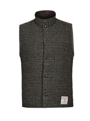 Chaleco Lana Hombre Square Marrón RKF