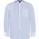 Camisa Manga Larga Algodón Hombre Wf Pc Azul RKF