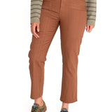 Pantalon Algodón Orgánico Mujer Isis Marrón RKF