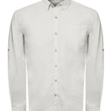 Camisa Manga Larga Algodón Orgánico Hombre Galiton Gris RKF