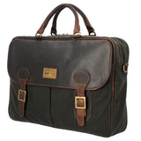 Maletin Canvas Engrasado Unisex Uk Telford Bag Marrón RKF