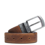 Cinturon Cuero Hombre Rf New Reversible Marrón RKF