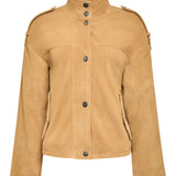 Chaqueta Cuero Mujer Rawina Camel RKF