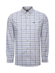 Camisa Manga Larga Algodón Orgánico Hombre Viyella Celeste RKF
