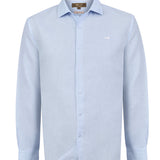 Camisa Manga Larga Hombre Linenit Azul RKF