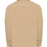 Camisa Manga Larga Algodón Orgánico Hombre Galiton Beige RKF