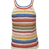 Remera Sin Mangas Algodón Orgánico Mujer Mar Multicolor RKF