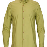 Camisa Manga Larga Algodón Orgánico Hombre Trento Verde RKF
