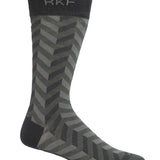 Medias Bamboo Hombre Rfi26H C Zigzag Gris RKF