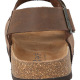 Sandalia Cuero Hombre Commet Café RKF