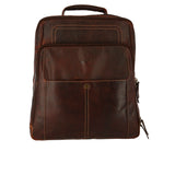 Maletin Cuero Unisex Tc Backpack Marrón RKF