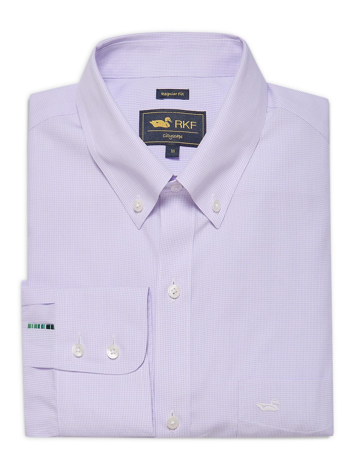 Camisa Manga Larga Algodón Hombre Wf Pb Lila RKF
