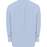 Camisa Manga Larga Algodón Hombre Wf Pb Azul RKF