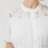 Vestido Lino Orgánico Mujer Geneva Blanco RKF