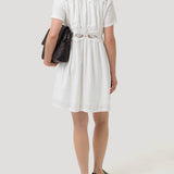 Vestido Lino Orgánico Mujer Geneva Blanco RKF