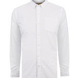 Camisa Manga Larga Hombre Oxford Blanco RKF