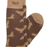 Medias Bamboo Hombre Rfv25H Nature Marrón RKF