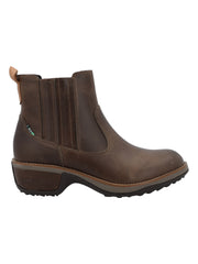 Botin Cuero Mujer Vega Marrón RKF