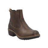 Botin Cuero Mujer Vega Marrón RKF