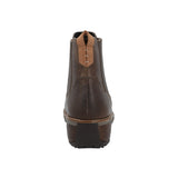 Botin Cuero Mujer Vega Marrón RKF